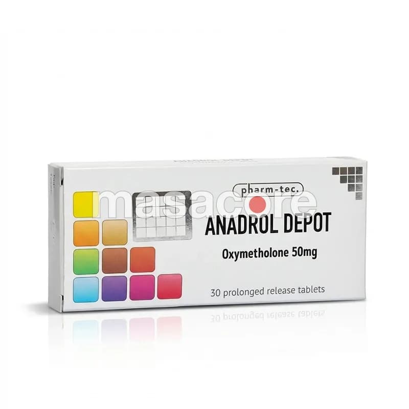 Anadrol Depot 50mg/tab 30 tabletas de Pharm-Tec