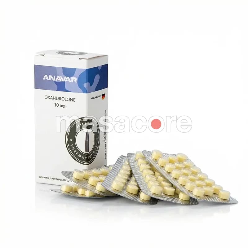 Anavar 10mg/tab 100 tabletas de Military Pharma