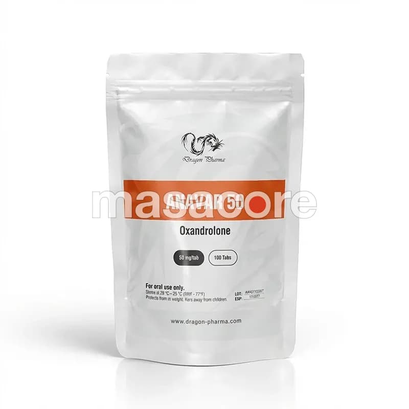 Anavar 50 50mg/tab 100 tabletas de Dragon-Pharma