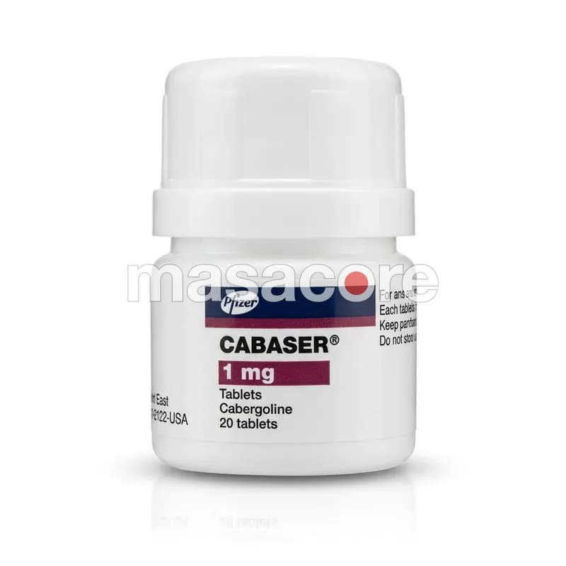 Cabaser 1mg 1mg/tab 20 tabletas de Pfizer