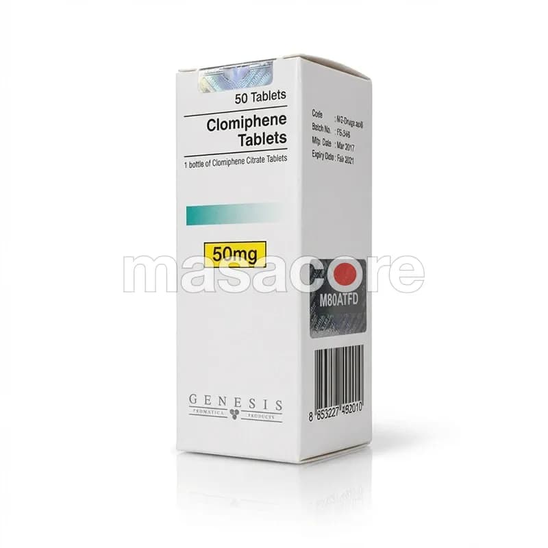 Clomiphene Tablets 50mg/tab 50 tabletas de Genesis