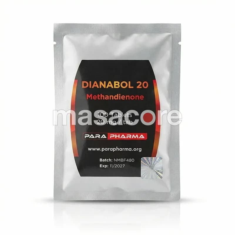 Dianabol 20 20mg/tab 100 tabletas de Para Pharma