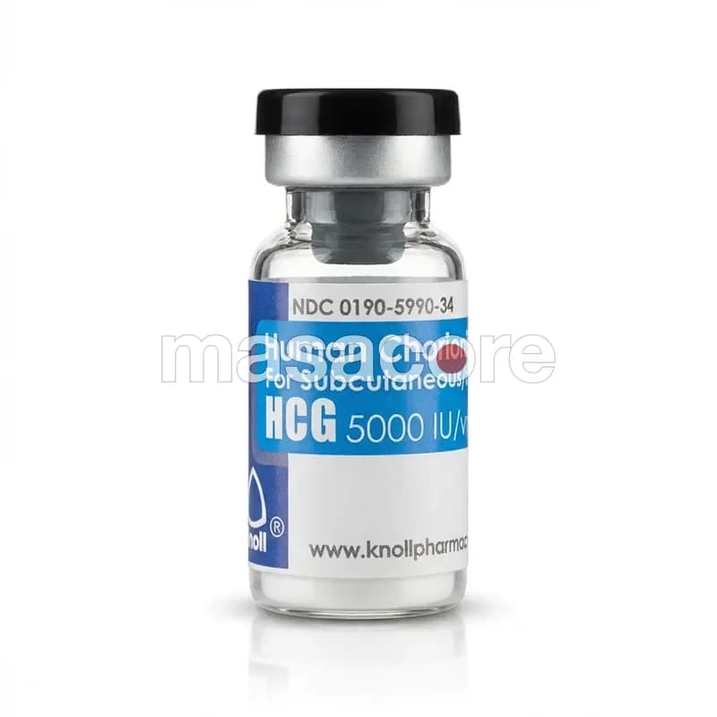 HCG 5000IU/amp 1 ampolla de Knoll Pharmaceuticals