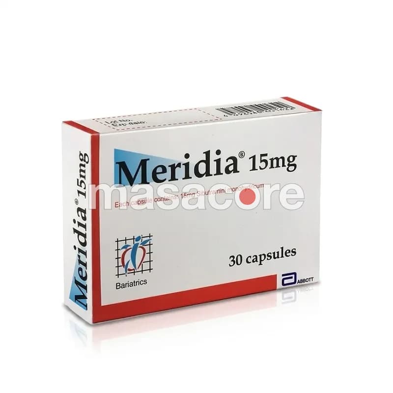 Meridia 15mg/tab 30 tabletas de Abbott