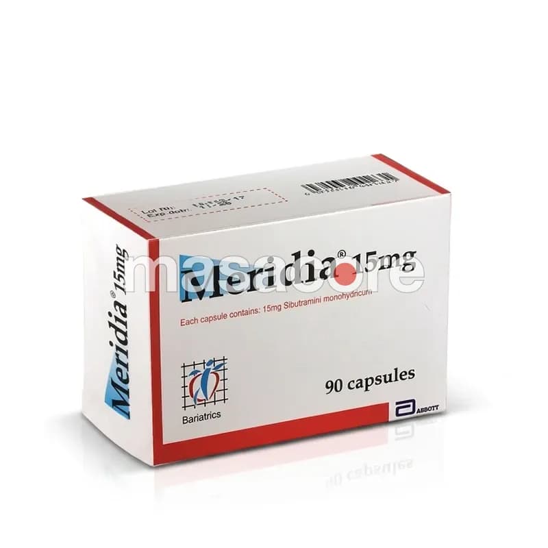 Meridia 15mg/comp 90 Comprimidos de Abbott