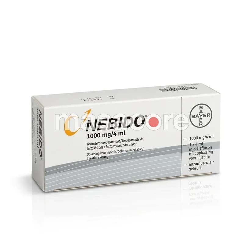 Nebido 1000mg/ml 1x4ml ampollas de Schering