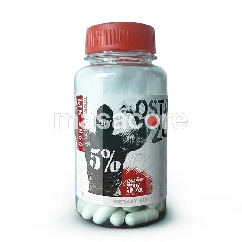Ostarine 15mg/tab 50 tabletas de Rich Piana 5% Nutrition