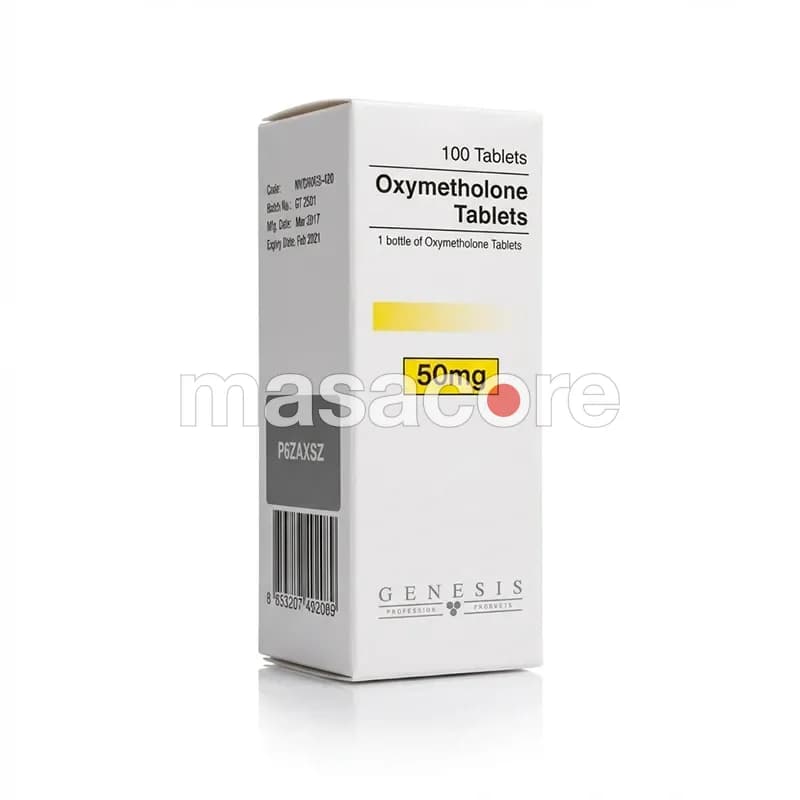 Oxymetholone Tablets 50mg/tab 100 tabletas de Genesis
