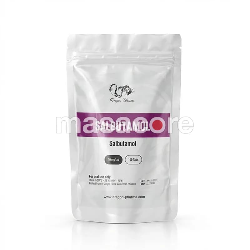 Salbutamol 10mg/tab 100 tabletas de Dragon-Pharma