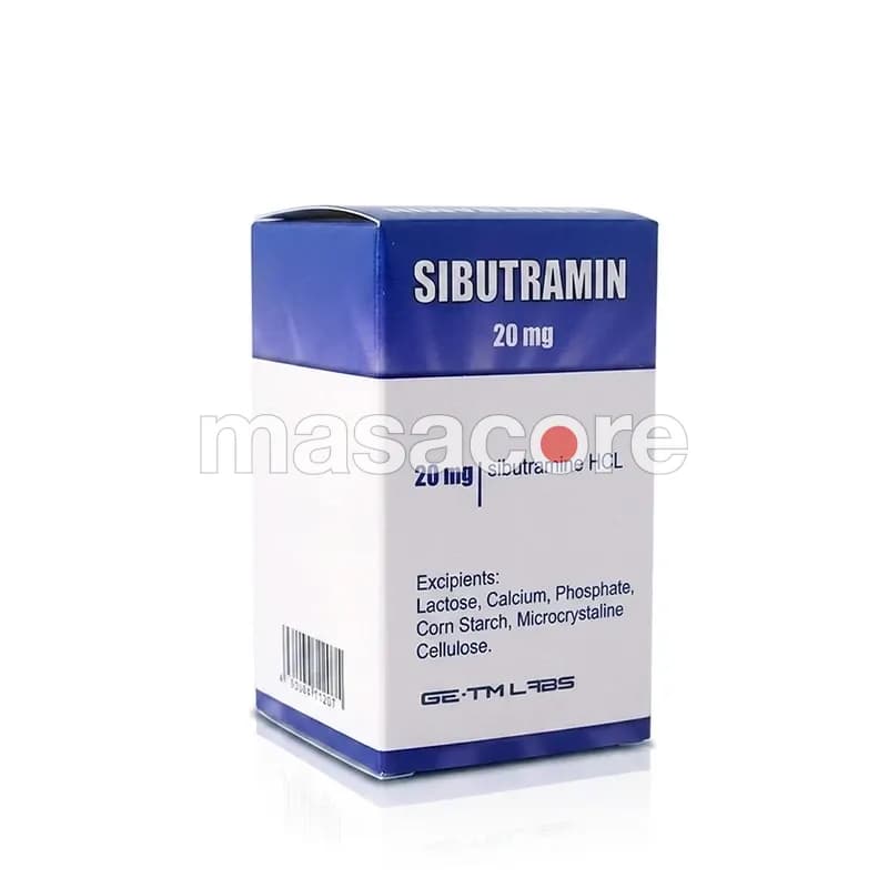 Sibutramine 20mg 20mg/tab 50 tabletas de GeTm Labs