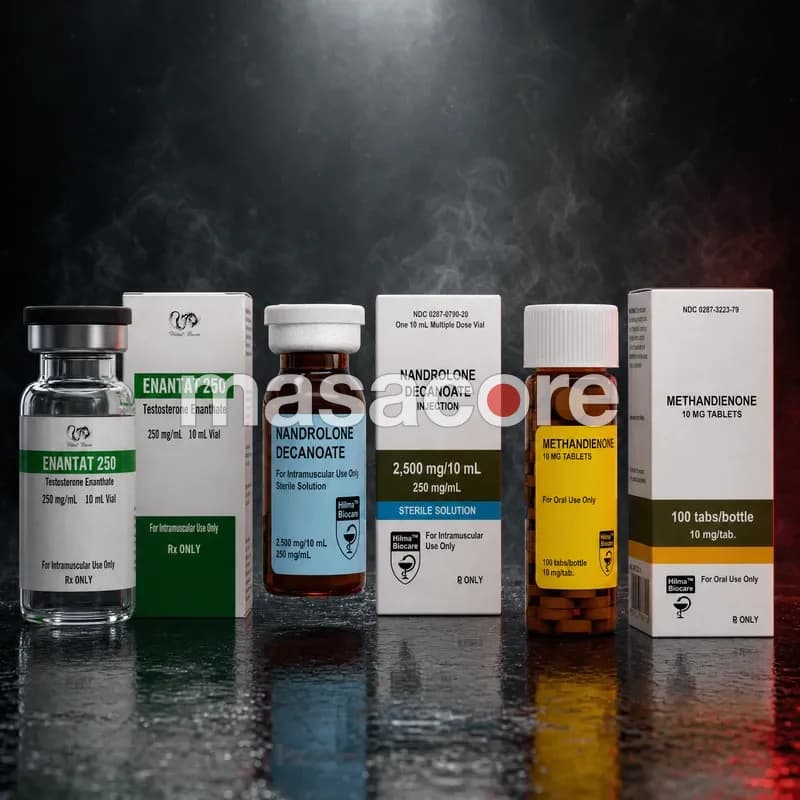 Mass Protocol Stack – Testosteron Enantato 250 + Nandrolona Decanoato 250 + Metandienona 10mg