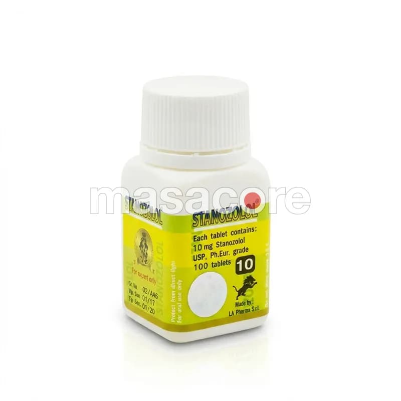 Stanozolol 10mg 10mg/tab 100 tabletas de LA Pharma