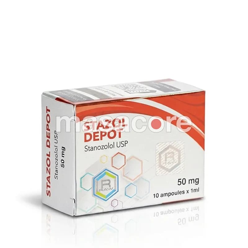 Stazol Depot 50mg/ml 10x1ml ampollas de Raw Pharma