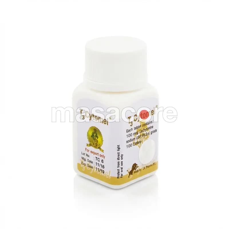 T3 - Cytomel 100mcg/tab 100 tabletas de LA Pharma