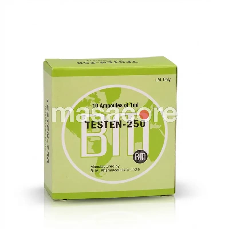 Testen-250 250mg/ml 10x1ml ampollas de BM Pharmaceuticals