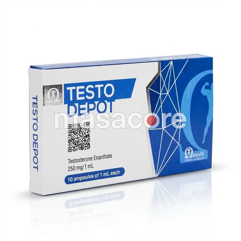 Testo Depot 250mg/ml 10x1ml ampollas de Omega Meds