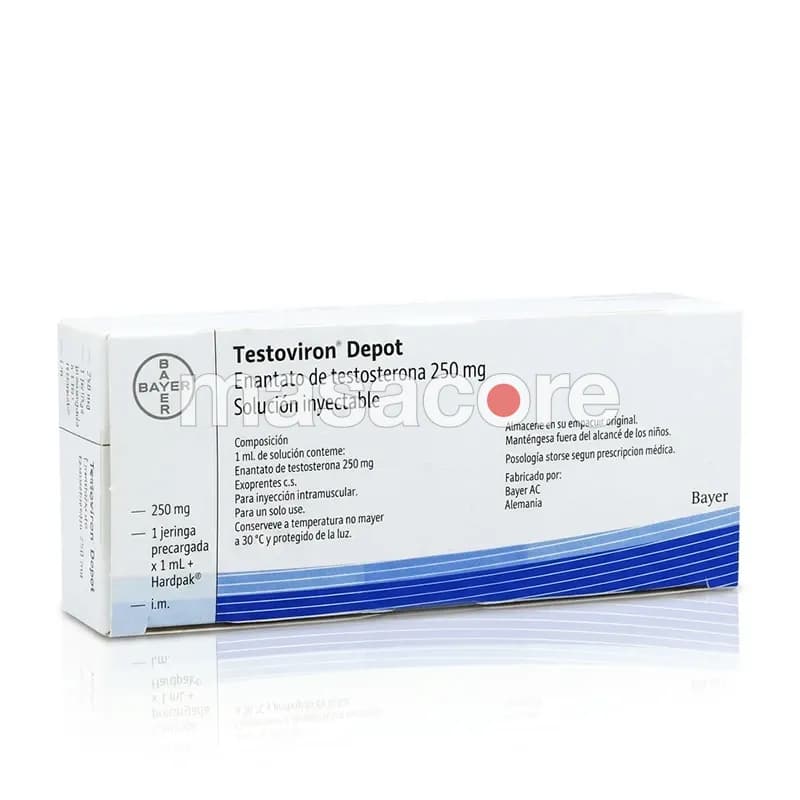 Testoviron Depot 250mg/ml 1x1ml ampollas de Schering