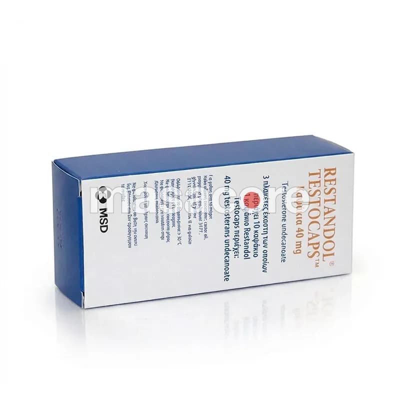 Andriol Testocaps 40mg/tab 60 tabletas de MSD