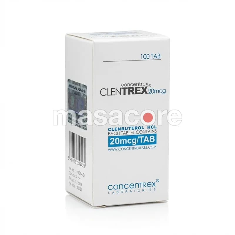 ClenTrex 20mcg/tab 100 tabletas de Concentrex Labs