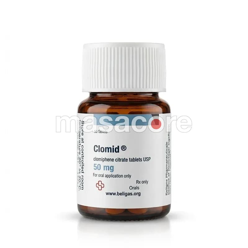 Clomid 50mg/tab 50 tabletas de Beligas Pharmaceuticals