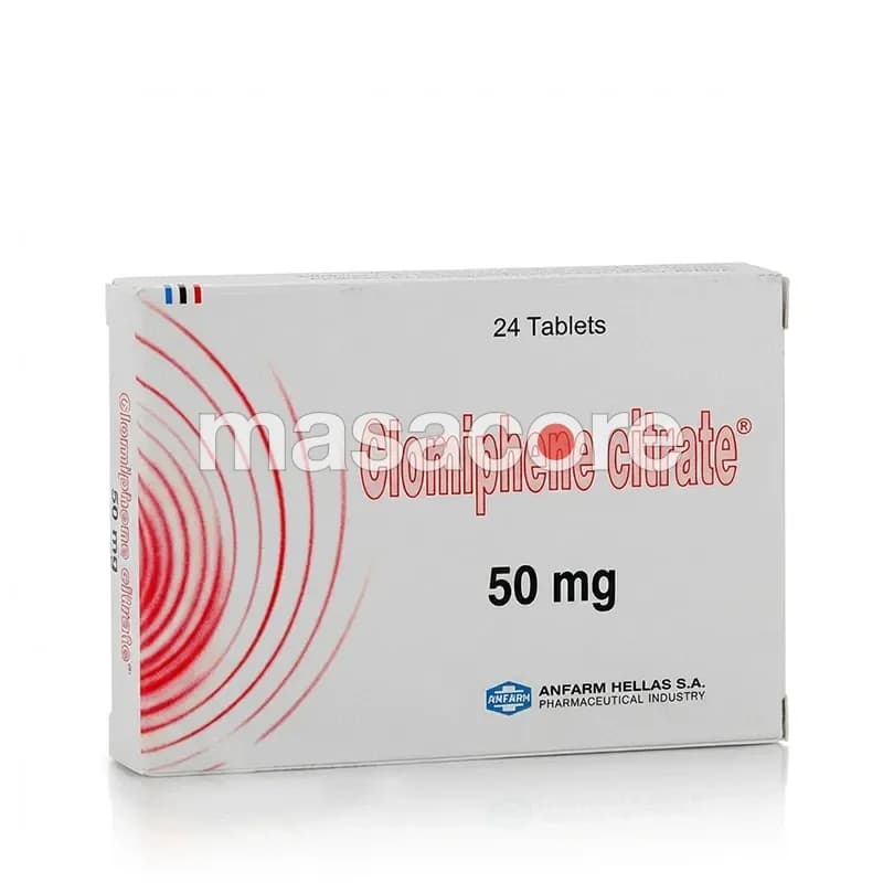 Clomiphene Citrate 50mg/tab 24 tabletas de Anfarm Hellas