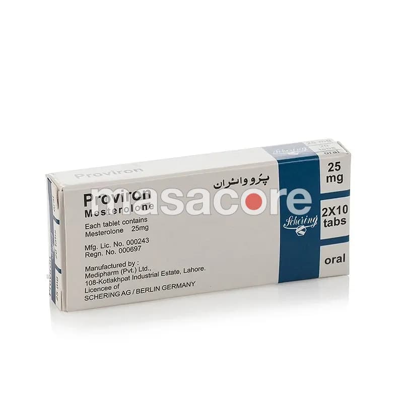 Proviron 25mg/tab 10 tabletas de Schering