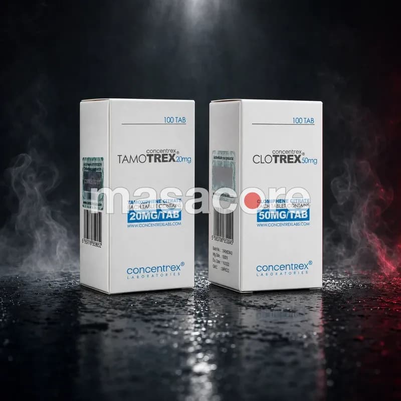Concentrex PCT Protocolo – TamoTrex 20mg + CloTrex 50mg